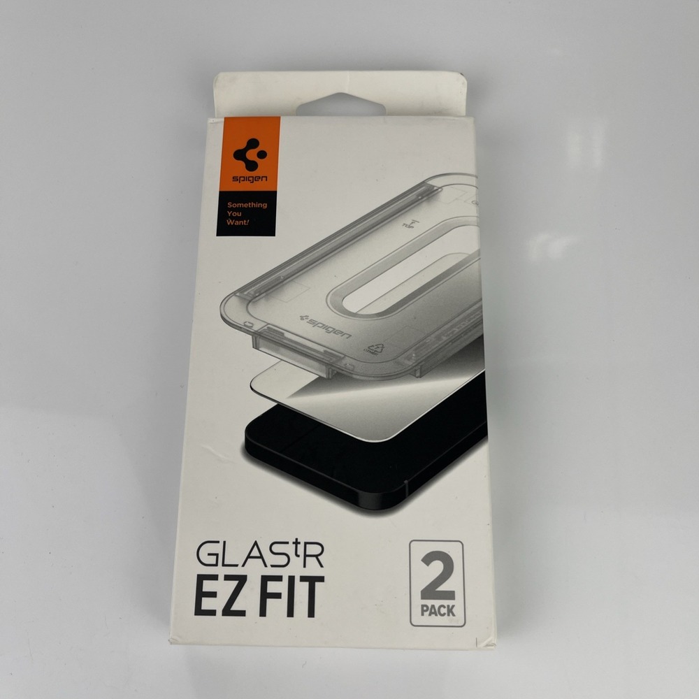 Spigen GLAStR Ez Fit iPhone Series Screen Protector (2 Pack) New in Box